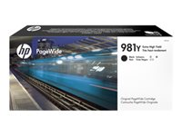 HP 981Y - 343.5 ml - Ekstra høy ytelse - svart - original - PageWide - blekkpatron - for PageWide Enterprise Color MFP 586; PageWide Managed Color E55650 L0R16A