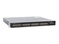Cisco Catalyst 3650-48TS-S - Switch - L3 - Styrt - 48 x 10/100/1000 + 4 x SFP - stasjonær, rackmonterbar WS-C3650-48TS-S