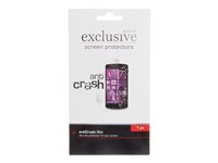 Insmat Exclusive - Skjermbeskyttelse for mobiltelefon - anti-krasj - film - gjennomsiktig - for Apple iPhone 15 Pro Max 861-1498
