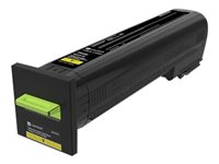 Lexmark - Ekstra høy ytelse - gul - original - tonerpatron LCCP, LRP - for Lexmark CX825de, CX825dte, CX825dtfe, CX860de, CX860dte, CX860dtfe 82K2XY0