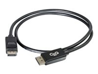 C2G 3ft Ultra High Definition DisplayPort Cable with Latches - 8K DisplayPort Cable - M/M - DisplayPort-kabel - DisplayPort (hann) til DisplayPort (hann) - 91.4 cm - låst - svart 54400