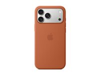 Apple - Baksidedeksel for mobiltelefon - MagSafe-samsvar - silikon - terrakotta - for iPhone 17 Pro Max MGFQ4ZM/A