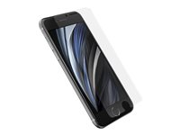 OtterBox Alpha Glass - Skjermbeskyttelse for mobiltelefon - glass - blank - for Apple iPhone 6, 6s, 7, 8, SE (2nd generation), SE (3rd generation) 77-83298