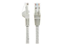 StarTech.com 1m LSZH CAT6 Ethernet Cable, 10 Gigabit Snagless RJ45 100W PoE Network Patch Cord with Strain Relief, CAT 6 10GbE UTP, Grey, Individually Tested/ETL, Low Smoke Zero Halogen - Category 6 - 24AWG (N6LPATCH1MGR) - Koblingskabel - RJ-45 (hann) til RJ-45 (hann) - 1 m - 6 mm - UTP - CAT 6 - uten hindringer - grå N6LPATCH1MGR
