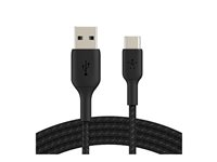 Belkin BoostCharge - USB-kabel - 24 pin USB-C (hann) til USB (hann) - 2 m - svart CAB002BT2MBK