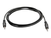 C2G 6ft TSSR 4 Position Cable - OMTP Wiring Standard - M/M - Hodetelefonkabel - 4-polsminijakk hann til 4-polsminijakk hann - 1.8 m - svart C2G41467