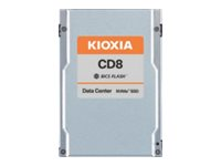 KIOXIA CD8 Series KCD81RUG3T84 - SSD - 3840 GB - intern - 2.5" - PCIe 4.0 x4 - buffer: 256 MB KCD81RUG3T84