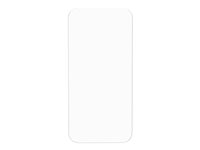 OtterBox Premium - Skjermbeskyttelse for mobiltelefon - antimicrobial, for screen machine - glass - blank - for Apple iPhone 15 77-93968