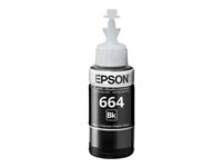 Epson T6641 - 70 ml - svart - original - blekkrefill - for Epson L386; EcoTank ET-2600, 2650, L121; EcoTank ITS L3050, L3060, L3070 C13T66414A
