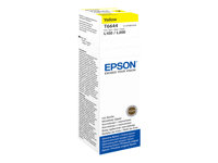 Epson T6644 - 70 ml - gul - original - blekkrefill - for Epson L386; EcoTank ET-2600, 2650, L121, L1455; EcoTank ITS L3050, L3060, L3070 C13T66444A