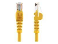 StarTech.com 7m Yellow Cat5e / Cat 5 Snagless Ethernet Patch Cable 7 m - Koblingskabel - RJ-45 (hann) til RJ-45 (hann) - 7 m - UTP - CAT 5e - uten hindringer - gul 45PAT7MYL