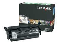 Lexmark - Høy ytelse - svart - original - tonerpatron LCCP, LRP - for Lexmark X651, X652, X654, X656, X658 X651H04E