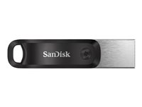 SanDisk iXpand Go - USB-flashstasjon - 128 GB - USB 3.0 / Lightning SDIX60N-128G-GN6NE