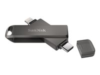 SanDisk iXpand Luxe - USB-flashstasjon - 128 GB - USB-C / Lightning SDIX70N-128G-GN6NE