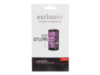 Insmat Exclusive AntiCrash - Skjermbeskyttelse for mobiltelefon - film - gjennomsiktig - for Samsung Galaxy S22 Ultra 861-1345