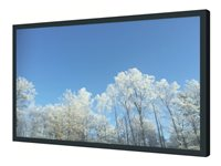 HI-ND - Monteringskomponent (frontdeksel) - for flatpanel - pulverbelagt metall - svart - skjermstørrelse: 55" - kiosk FC5500-0101-02