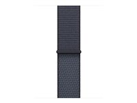 Apple - Sløyfe for smart armbåndsur - 40mm - 130 - 200 mm - anker blå - for Watch Hermès Series 7, Hermès Series 9, SE 3, Series 10, Series 11, Series 8, Series 9 MFF64ZM/A