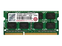 Transcend JetRAM - DDR3 - modul - 4 GB - SO DIMM 204-pin - 1600 MHz / PC3-12800 - CL11 - 1.5 V - ikke-bufret - ikke-ECC - for Lenovo IdeaPad Y410p JM1600KSN-4G