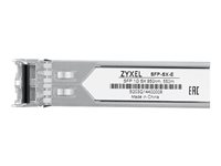 Zyxel SFP-SX-E - SFP (mini-GBIC) transceivermodul - 1GbE - 1000Base-SX - LC multimodus - opp til 550 m - 850 nm (en pakke 10) SFP-SX-E-ZZBD01F