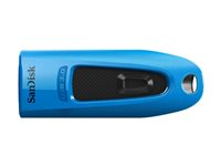 SanDisk Ultra - USB-flashstasjon - 64 GB - USB 3.0 - blå SDCZ48-064G-U46B