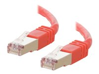 C2G Cat5e Booted Shielded (STP) Network Patch Cable - Koblingskabel - RJ-45 (hann) til RJ-45 (hann) - 7 m - STP - CAT 5e - formstøpt - rød 83795