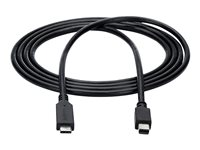 StarTech.com 6ft / 2m USB-C to Mini DisplayPort Cable - 4K 60Hz - Black - USB 3.1 Type C to mDP Adapter (CDP2MDPMM6B) - DisplayPort-kabel - 24 pin USB-C (hann) til Mini DisplayPort (hann) - USB 3.1 / Thunderbolt 3 / DisplayPort 1.2 - 1.8 m - støtte for 4K 60 Hz (3840 x 2160) - svart CDP2MDPMM6B