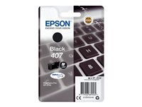 Epson 407 - 41.2 ml - L-størrelse - svart - original - blekkpatron - for WorkForce Pro WF-4745, WF-4745DTWF C13T07U140