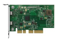 QNAP QXP-T32P - Thunderbolt-adapter - PCIe 3.0 x4 lav profil - Thunderbolt 3 x 2 - for QNAP TVS-H1288X, TVS-H1688X QXP-T32P