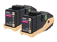 Epson Double Pack - 2-pack - magenta - original - tonerpatron - for Epson AL-C9500DN; AcuLaser C9300D2TN, C9300D3TNC, C9300DN, C9300DTN, C9300N, C9300TN C13S050607