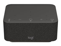Logitech Logi Dock for UC - Dokkingstasjon - USB-C - HDMI, DP - Bluetooth - for Room Solution Large 986-000024