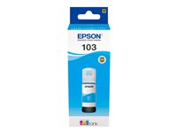 Epson 103 - 65 ml - cyan - original - blekkrefill - for Epson L1210, L3210, L3211, L3250, L3251, L3256, L3260, L3266, L5296; EcoTank L11050, L1250 C13T00S24A