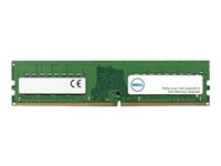 Dell - DDR4 - modul - 16 GB - DIMM 288-pin - 3200 MHz / PC4-25600 - ikke-bufret - ikke-ECC - Oppgradering - for Alienware Aurora R11; OptiPlex 3080; Precision 3440, 3640; Vostro 3681, 3888; XPS 8940 AB120717