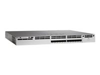 Cisco Catalyst 3850-12XS-E - Switch - L3 - Styrt - 12 x 1 Gigabit / 10 Gigabit SFP+ - stasjonær, rackmonterbar WS-C3850-12XS-E