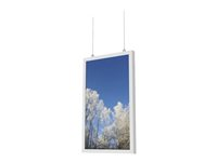 HI-ND Ceiling Casing 46" - Monteringskomponent (hus) - for digitalsignerings-LCD-panel - pulverbelagt metall - hvit, RAL 9003 - skjermstørrelse: 46" - for Samsung OM46N CC4615-5001-01