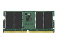 Kingston - DDR5 - sett - 64 GB: 2 x 32 GB - SO DIMM 262-pin - 5600 MHz / PC5-44800 - CL46 - 1.1 V - ikke-bufret - ECC KCP556SD8K2-64