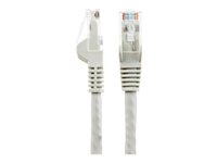 StarTech.com 7m LSZH CAT6 Ethernet Cable, 10 Gigabit Snagless RJ45 100W PoE Network Patch Cord with Strain Relief, CAT 6 10GbE UTP, Grey, Individually Tested/ETL, Low Smoke Zero Halogen - Category 6 - 24AWG - Koblingskabel - RJ-45 (hann) til RJ-45 (hann) - 7 m - 6 mm - UTP - CAT 6 - uten hindringer - grå N6LPATCH7MGR