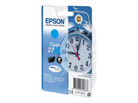 Epson 27XL - 10.4 ml - XL - cyan - original - blekkpatron - for WorkForce WF-3620, WF-3640, WF-7110, WF-7210, WF-7610, WF-7620, WF-7710, WF-7715, WF-7720 C13T27124012