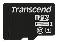 Transcend - Flashminnekort - 16 GB - UHS Class 1 / Class10 - microSDHC TS16GUSDCU1