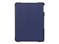 NutKase BumpKase - Lommebok for nettbrett - forsterket termoplast polyuretan (TPU) - svart, mørk blå - 10.2" - for Apple 10.2-inch iPad (7. generasjon, 8. generasjon, 9. generasjon) NK114B-EL-SHM