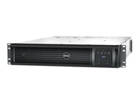 Dell Smart-UPS 3000VA LCD RM - UPS (kan monteres i rack) - AC 220/230/240 V - 2700 watt - 3000 VA - Ethernet 10/100, RS-232, USB - utgangskontakter: 9 - 2U - svart - med APC SmartConnect DLT3000RMI2UC