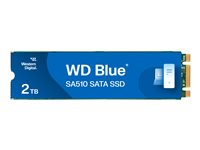 WD Blue SA510 - SSD - 2 TB - intern - M.2 2280 - SATA 6Gb/s WDS200T3B0B