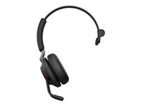 Jabra Evolve2 65 MS Mono - Hodesett - on-ear - konvertibel - Bluetooth - trådløs - USB-C - lydisolerende - svart - Certified for Microsoft Teams 26599-899-899