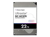 WD Ultrastar DC HC570 - Harddisk - 22 TB - intern - 3.5" - SAS 12Gb/s - 7200 rpm - buffer: 512 MB 0F48052