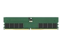 Kingston - DDR5 - sett - 64 GB: 2 x 32 GB - DIMM 288-pin - 4800 MHz / PC5-38400 - CL40 - 1.1 V - ikke-bufret - ikke-ECC - for Dell OptiPlex 7000; Lenovo ThinkCentre M80s Gen 3; M80t Gen 3; M90s Gen 3; M90t Gen 3 KCP548UD8K2-64