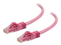 C2G Cat6 Booted Unshielded (UTP) Network Patch Cable - Koblingskabel - RJ-45 (hann) til RJ-45 (hann) - 10 m - UTP - CAT 6 - formstøpt, uten hindringer, flertrådet - rosa 83594