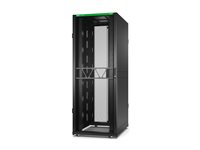 APC NetShelter SX Gen 2 - Rack skap - 1991 H x 750W x 1070D mm, med sider - står på gulv - svart - 42U - 19" - TAA-samsvar AR3150B2