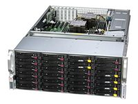 Supermicro Storage SuperServer 641E-E1CR36L - rackmonterbar - AI Ready - ingen CPU - 0 GB - uten HDD SSG-641E-E1CR36L