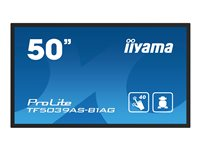 iiyama ProLite TF5039AS-B1AG - 50" Diagonalklasse LED-bakgrunnsbelyst LCD-skjerm - intelligent skilting - med innbygd mediespiller og pekeskjerm (multiberørings) - Android - 4K UHD (2160p) 3840 x 2160 - svart TF5039AS-B1AG