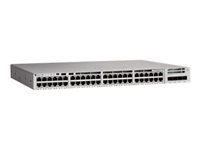 Cisco Catalyst 9200L - Network Essentials - switch - L3 - Styrt - 48 x 10/100/1000 (PoE+) + 4 x 10 Gigabit SFP+ (opplenke) - rackmonterbar - PoE+ (370 W) C9200L-48PL-4X-E
