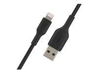 Belkin BOOST CHARGE - Lightning-kabel - Lightning hann til USB hann - 15 cm - svart CAA002BT0MBK
